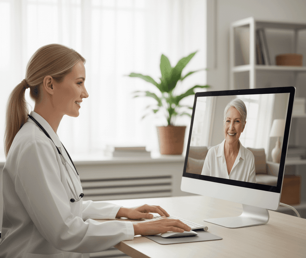 Orbit Health telehealth interface displayed during regional rollout review
